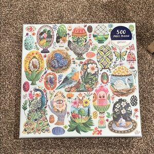 Galison Artisanal Eggs 500 Piece Puzzle
